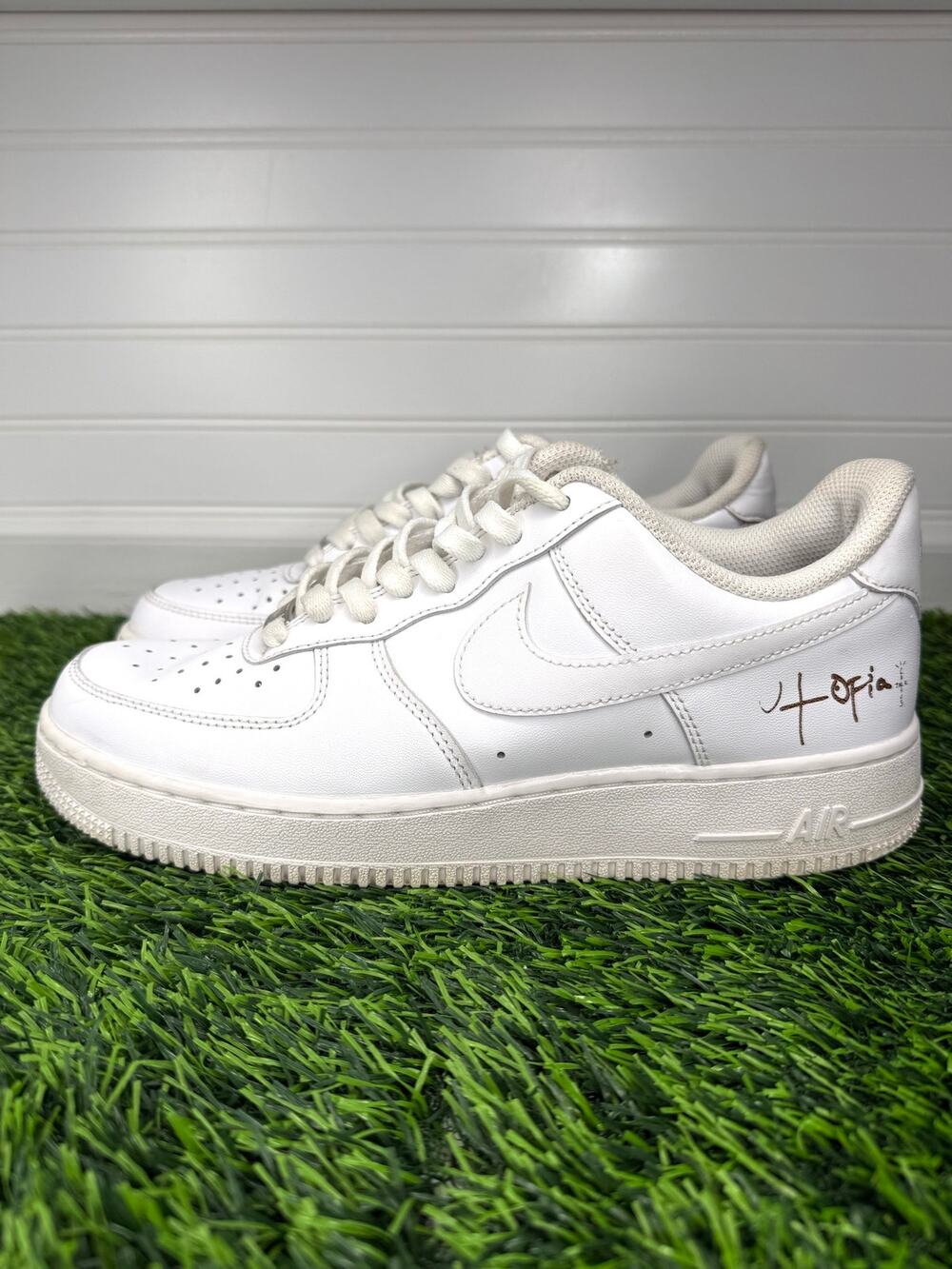 Nike Air Force 1 Travis Scott Utopia Cactus Jack White W10 M8.5 DD8959-100